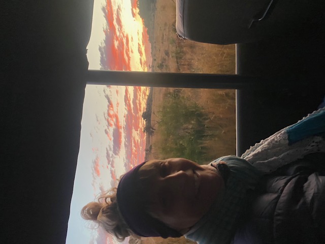 Chasing the sunrise on an early morning African safari